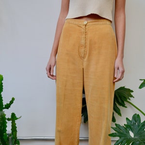 Seventies Galliano Caramel Corduroy Flares image 1