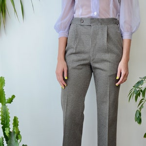 Houndstooth Pants Etsy Canada