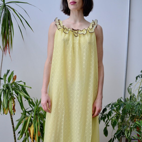 Chemise de nuit en nylon vintage - Etsy France