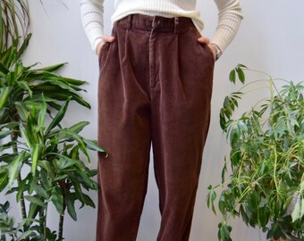 Nineties Brown Cord Trousers