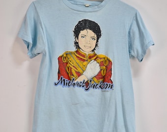 Vintage Michael Jackson Tシャツ Black T-shirt Michael Jackson Bootleg Oversize Retro - Magic