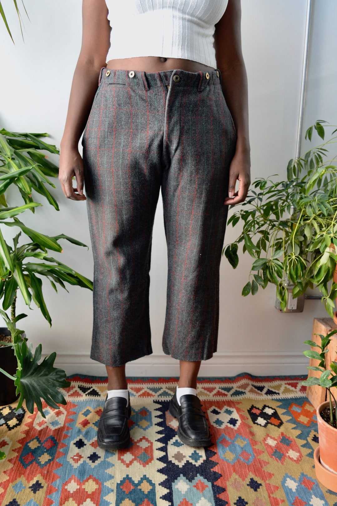 Vintage malone Wool Hunting Pants Etsy