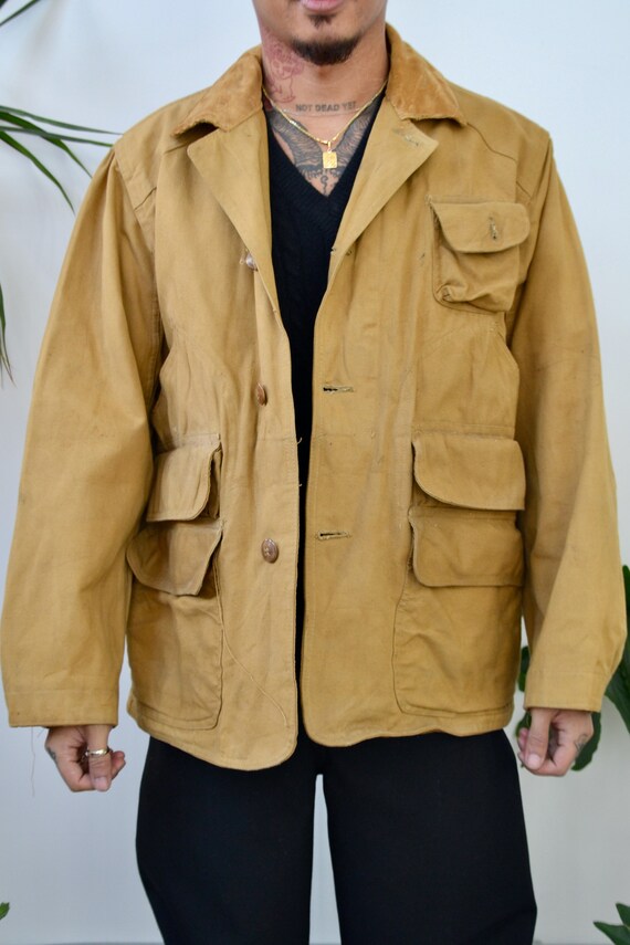 Thirties forties red Head Bone Dry Duck Hunting Jacket Etsy UK
