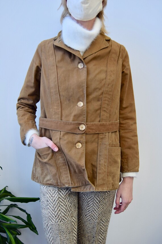 Vintage Antique Early 1900's Duxbak Canvas Jacket