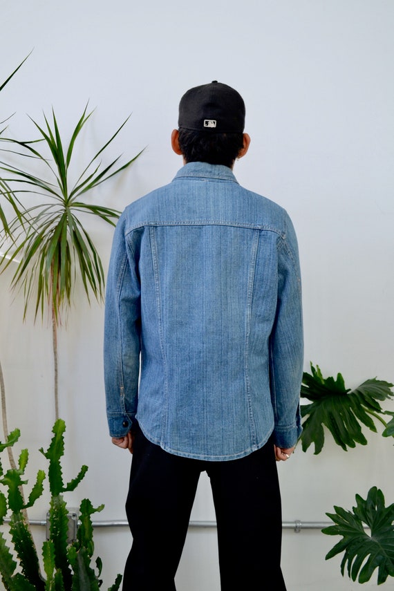 Seventies H.I.S Denim Shirt - Etsy