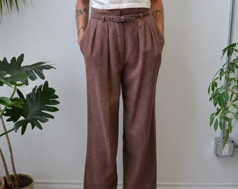 Seventies "Smart Pants" Taupe Trousers