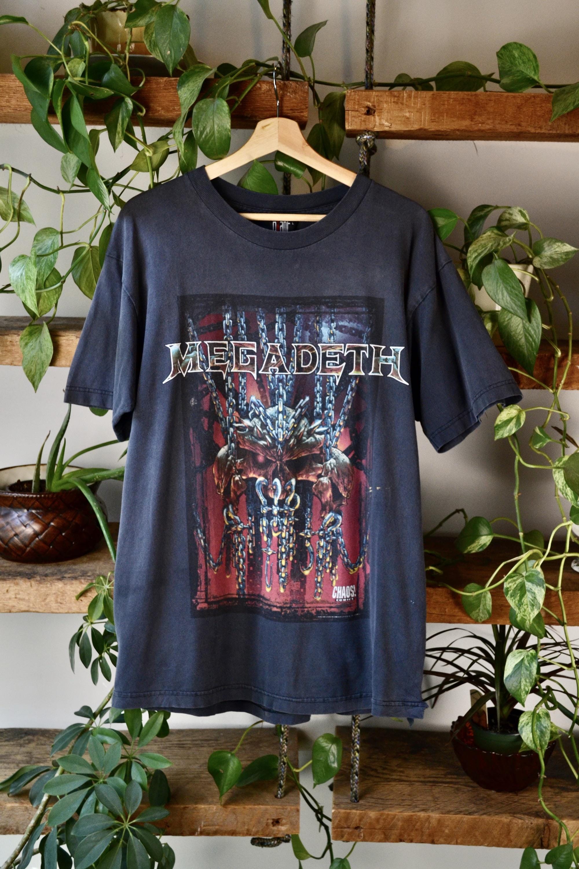 Vintage RARE 1998 Chaos Comics Graphic Megadeth 1998 World Tour