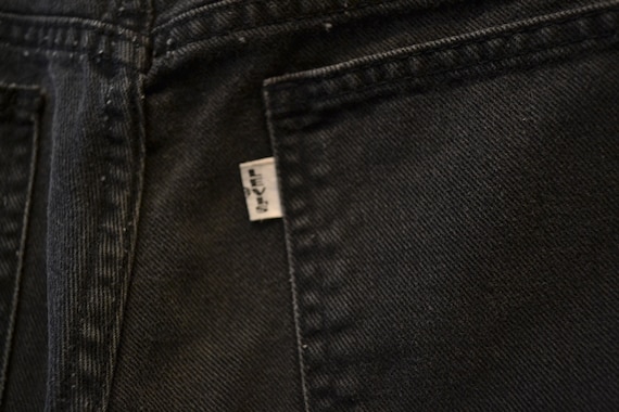 1960s Big E Levi's Black Patch Pocket Flares. - image 7