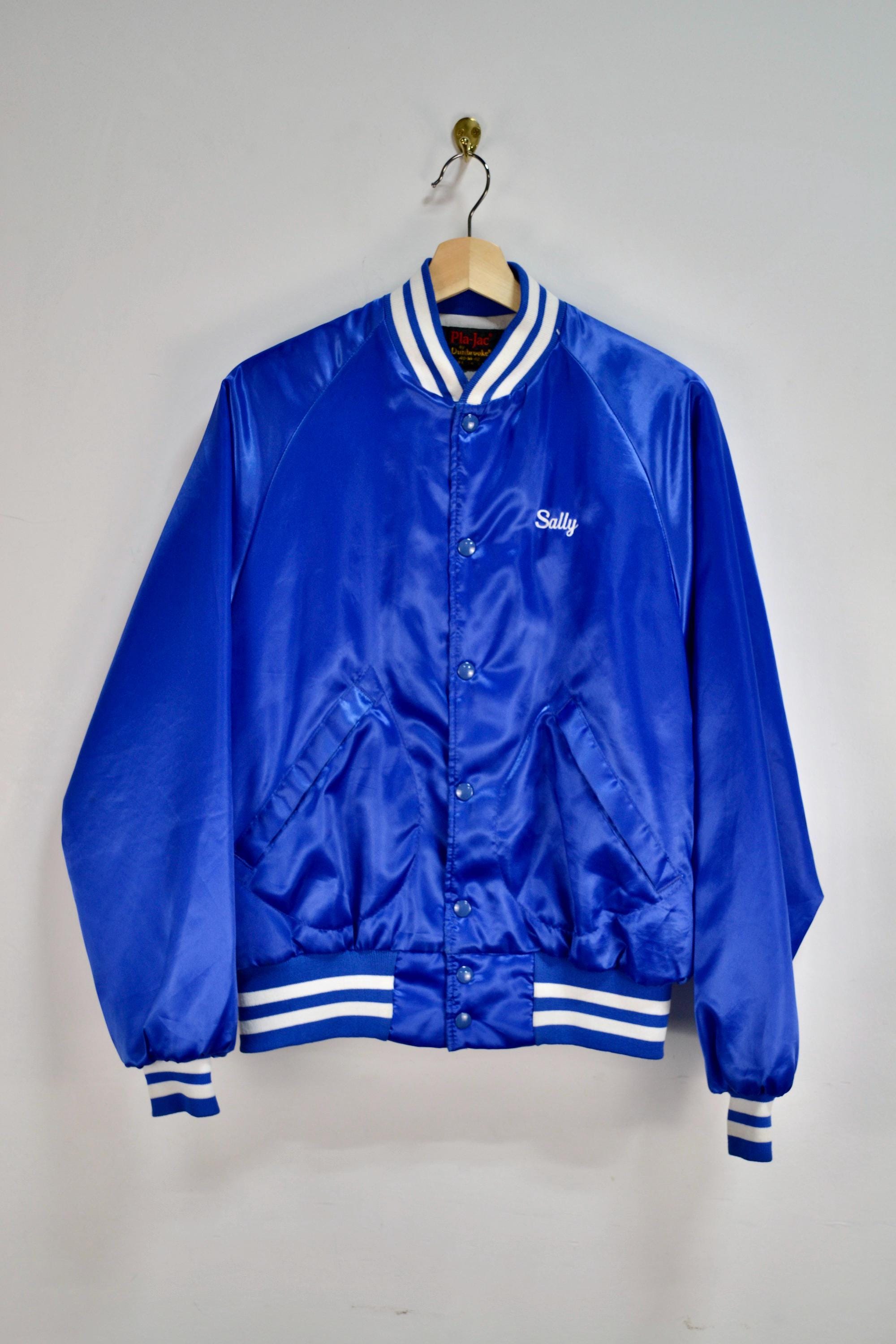 Vintage Sally's Blue Satin Square Dancing Club Bomber Jacket - Etsy
