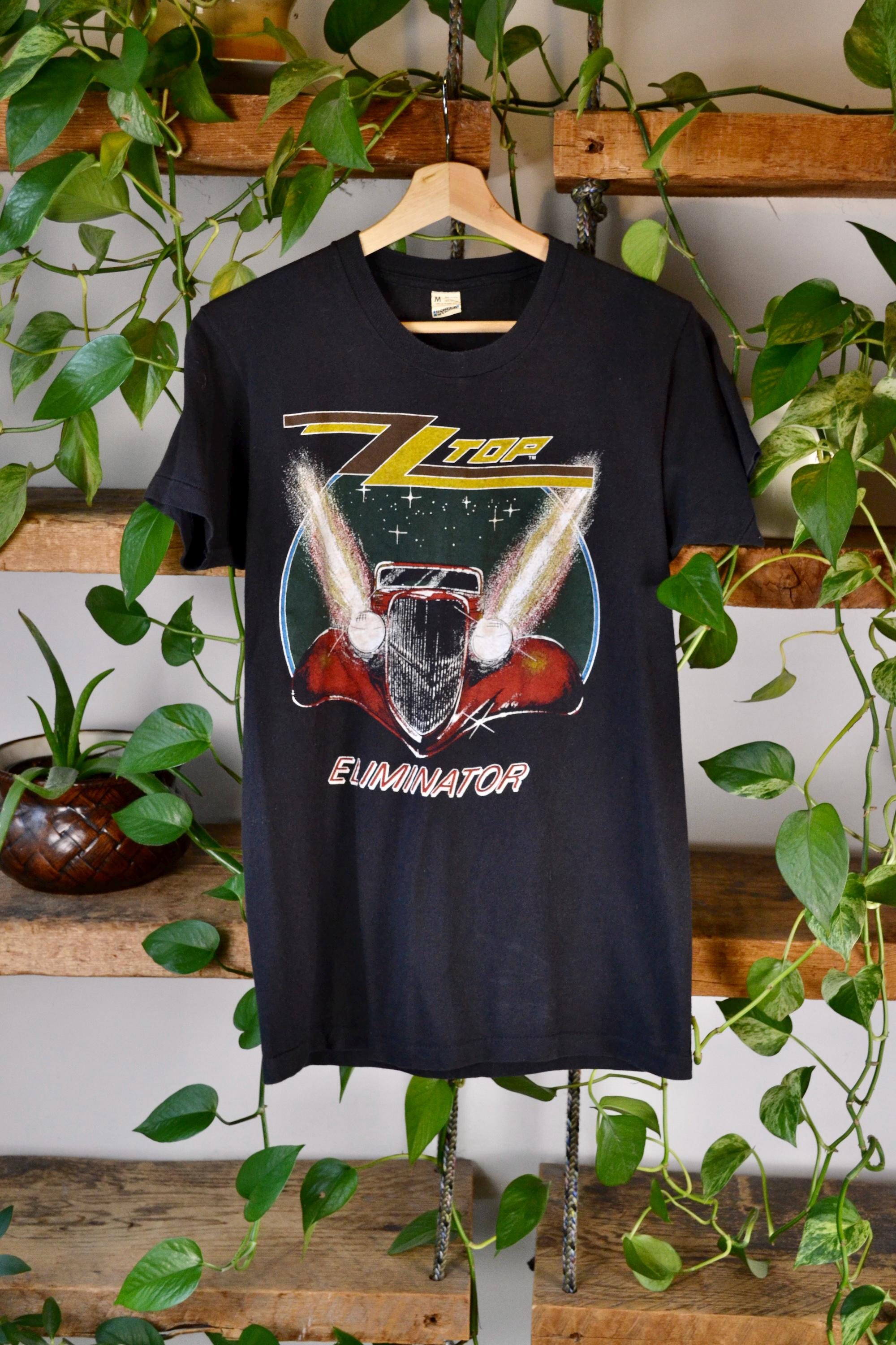 トップス No Vintage 80's ZZ Top Eliminator Tour Band Tee - M - Etsy