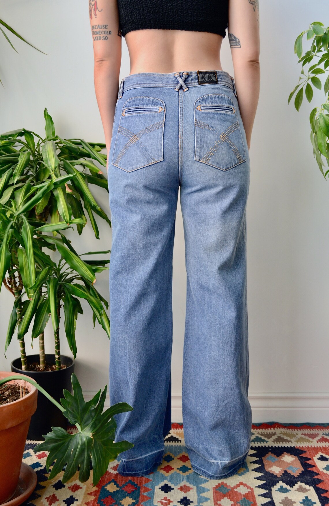 Rox Seventies Wide Leg Jeans - Etsy