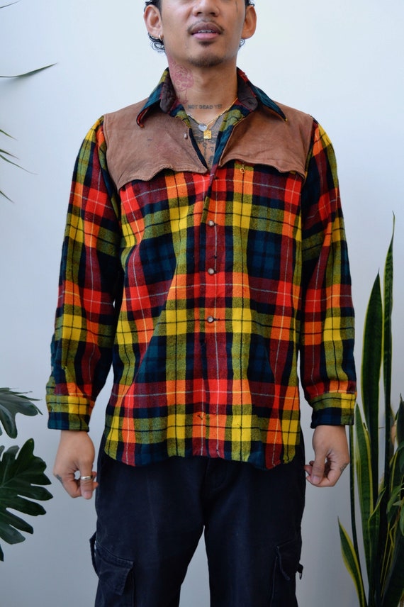 Forties/Fifties "Gerhard Kennedy" Plaid Wool Butto