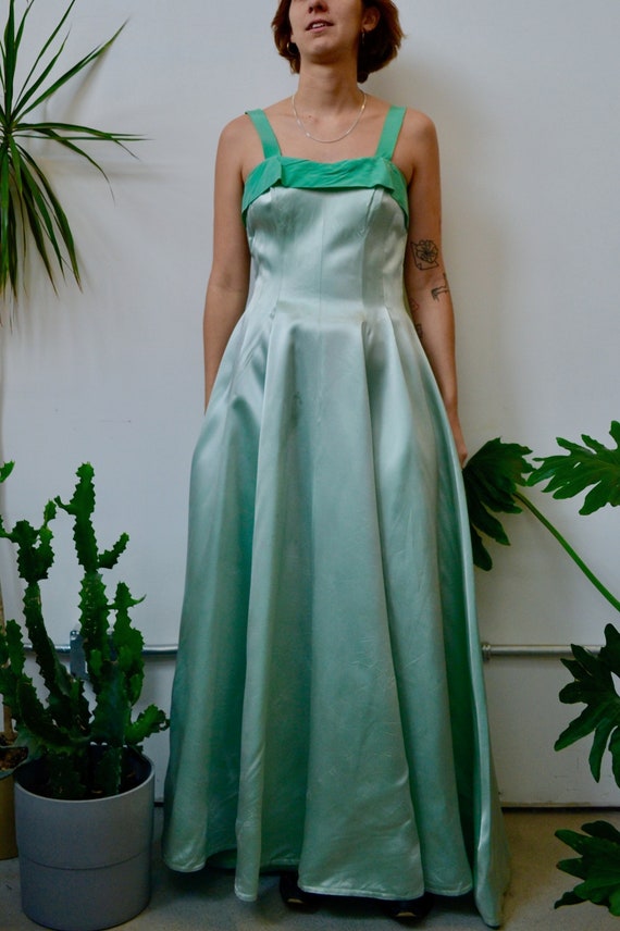 Late Fifties/Early Sixties Two Tone Green Prom/Par