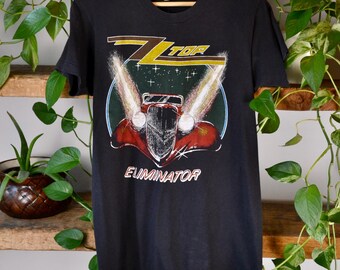 Vintage 80er ZZ Top Eliminator Tour Band T-Shirt - M