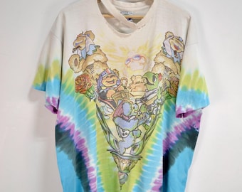 Vintage Nineties Single Stitch Liquid Blue Grateful Dead Tee