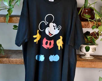 Vintage Single Stitch Mickey Mouse Tee - Extra Large