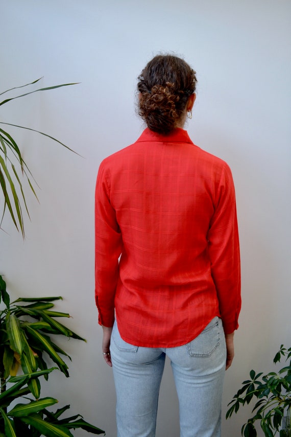 Poppy Grid Blouse - image 2