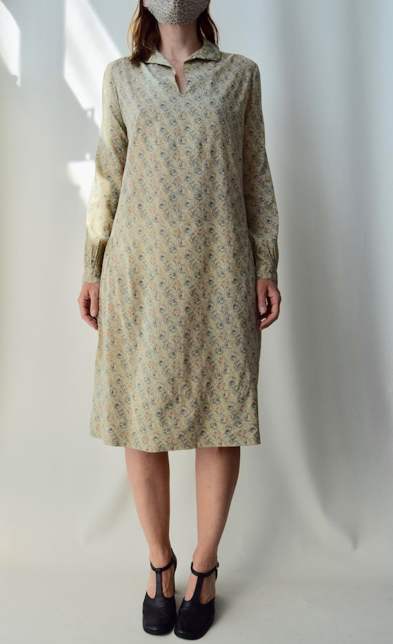 Vintage 1930's Long Sleeve Day Dress