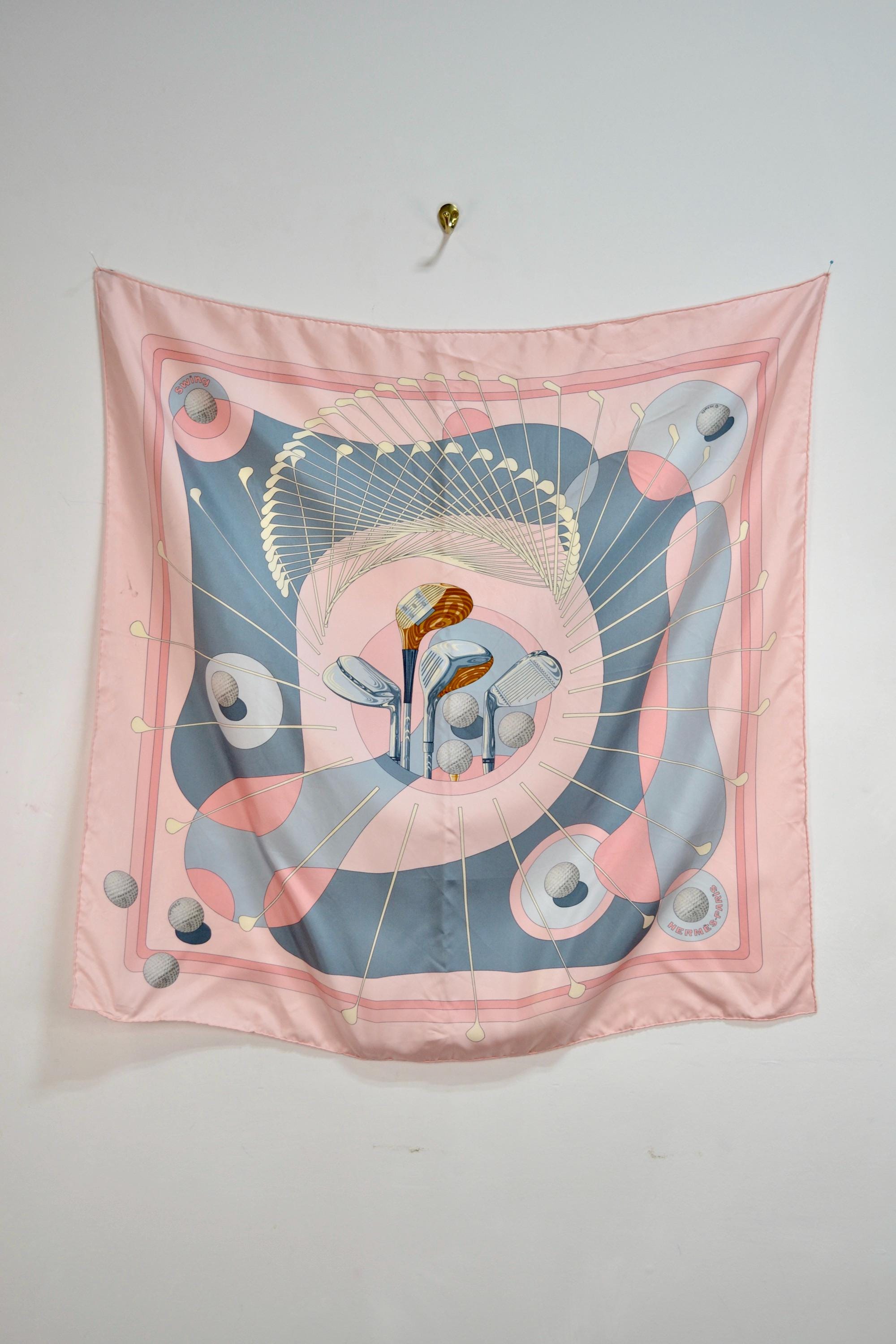 Vintage Hermès Paris Swing Silk Scarf - Etsy