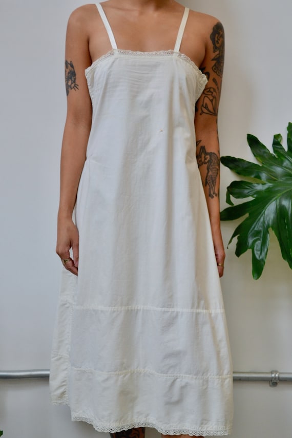 Edwardian Cotton Slip Dress - image 2