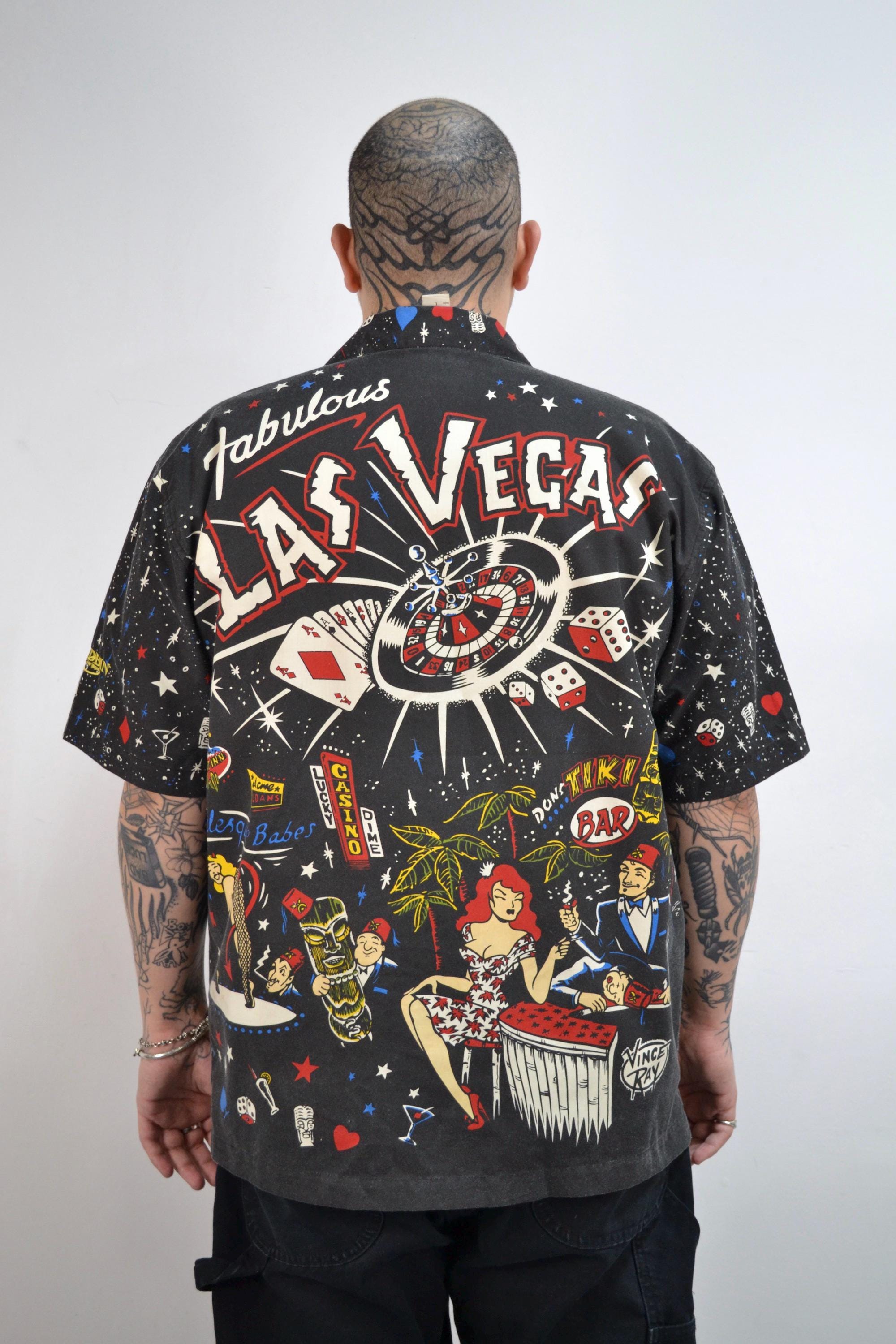 T-shirt Vintage Double Face Terrible's Hotel Casino Las Vegas – Homme XL