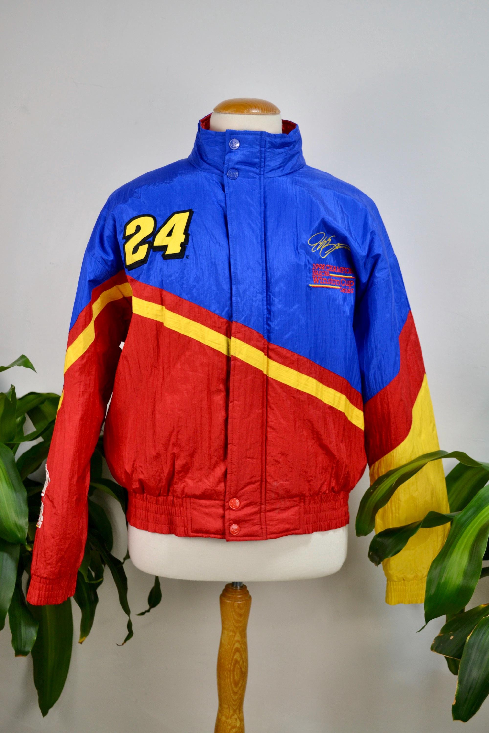 Vintage 1998 Nascar Winston Cup Champion Nylon Jacket - Etsy