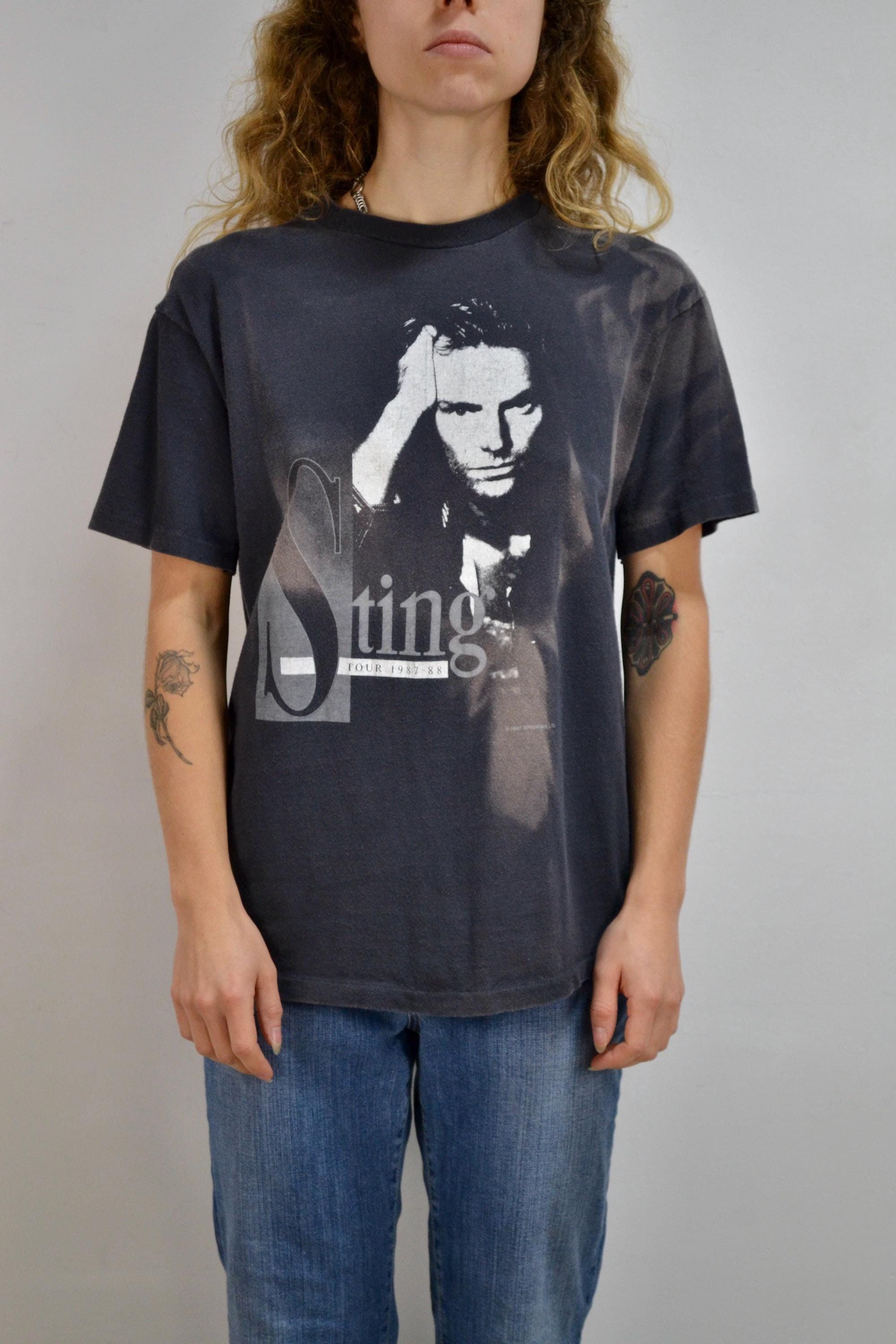 80s Sting T Shirt - Etsy 80s Sting T Shirt - Etsy