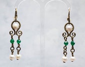 Roman pearls earrings from the holy land