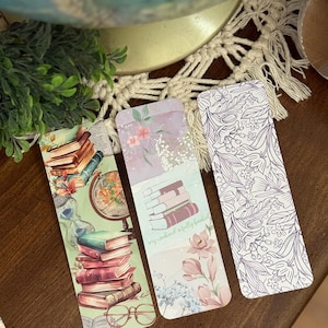 Bookmarks Rustic Cottagecore Bookmark Set for Readers, Teachers, Librarians, Book Lovers | Reading Essentials Page Marker