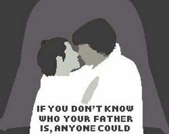 Star Wars anyone could be your sister cross stitch pattern