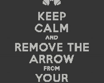 Keep Calm and Remove the Arrow from your Knee.