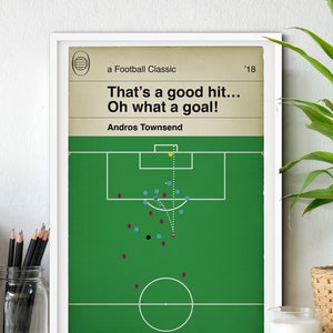 Crystal Palace goal against Manchester City - Andros Townsend Volley - Classic Book Cover Print - Football Gift (Various Sizes)