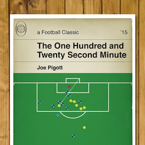 Southend United goal v Wycombe Wanderers - Joe Pigott - 2015 Play-Off Final Wembley Goal - Book Cover Poster - Football Gift (Various Sizes)