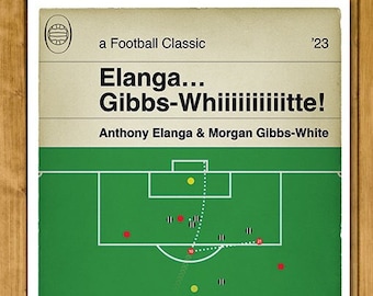 Nottingham Forest winner v Manchester United - Morgan Gibbs-White Goal - Notts Forest 2 Man Utd 1 - Premier League 2023 (Various Sizes)