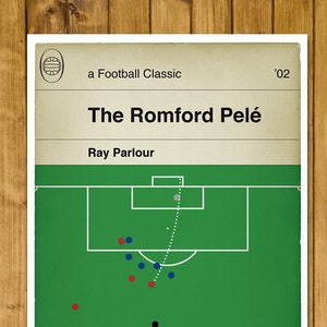 Arsenal Cup Final Goal v Chelsea 2002 - Ray Parlour Poster - The Romford Pele - Classic Book Cover Print - Football Gift (Various Sizes)