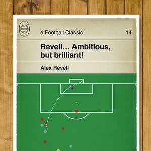 Rotherham United goal v Leyton Orient - Alex Revell goal - League One Play-Off Final 2014 - Book Cover Goal Poster (Various Sizes)