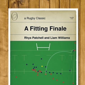 Rugby Poster - Scarlets Try V Munster - Pro12 Final 2017 - Liam ...