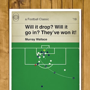 Millwall winning goal v Everton - Murray Wallace - FA Cup Fourth Round 2019 - Classic Book Cover Print - Football Gift (Various Sizes)