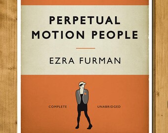 Ezra Furman - Perpetual Motion People - Poster de couverture de livre - Impression alternative de couverture de livre - Cadeau musique rock indépendant (différentes tailles)