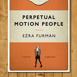 Ezra Furman Perpetual Motion People Book Cover Poster Alternative Book Cover Print Indie Rock Music Gift Various Sizes image 1