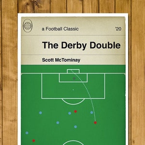 Manchester United goal v Manchester City - Scott McTominay - Classic Book Cover Print - Football Gift (Various Sizes)