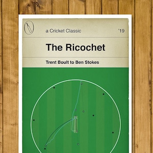 Cricket Print - England v New Zealand - World Cup Final - Ben Stokes Ricochet - Deflection - Final Over - Lords - Various Sizes