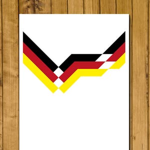 West Germany - World Champions 1990 - Deutschland Retro Kit Poster (Various Sizes)