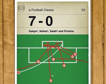 Liverpool 7-0 Man Utd Poster: Premier League Historic Win