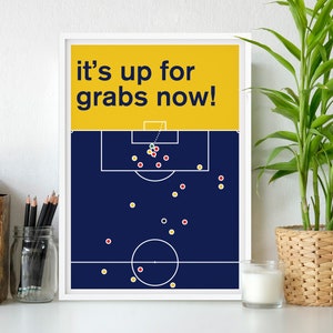 Michael Thomas goal for Arsenal v Liverpool to win the League - Football Poster - Swiss Style Print - It&#39;s up for grabs now! (Various Sizes)