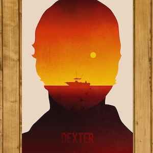 Dexter - Classic Television Series Poster - Unofficial Illustrated Print - TV Gift (Various Sizes)
