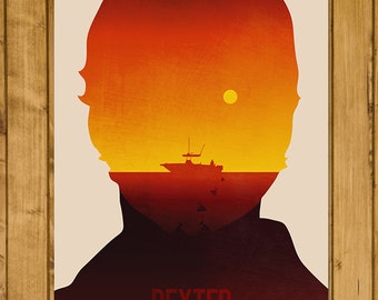 Dexter - Classic Television Series Poster - Unofficial Illustrated Print - TV Gift (Various Sizes)