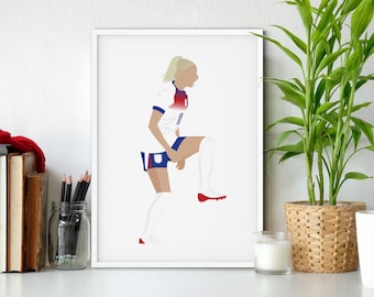 Angleterre Femmes - Poster Chloe Kelly Penalty Hop - Champions de l'Euro 2025