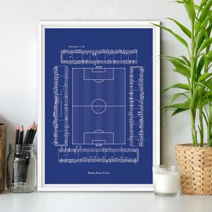 Club Anthems Collection - Theme from Z-Cars - Goodison Park walk out song - Gift for Everton Fan - Football Wall Decor (Various sizes)