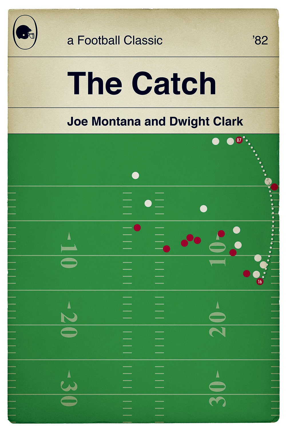 Joe Montana to Dwight Clark for 'The Catch' and 1982 NFC title as